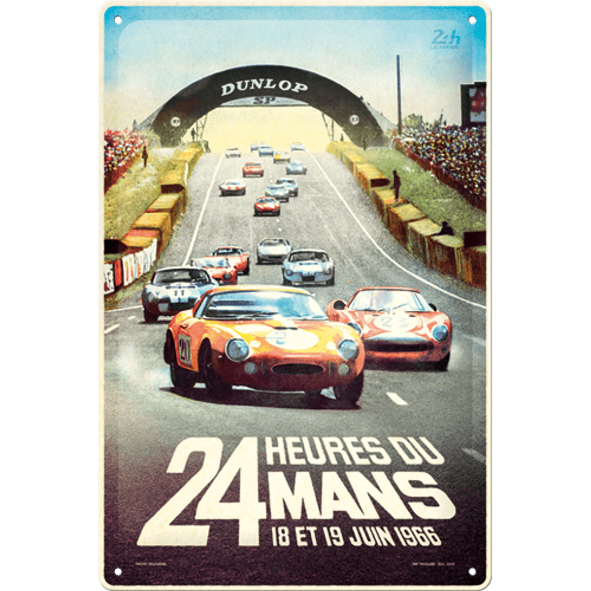 24h Le Mans - Racing Poster 1966