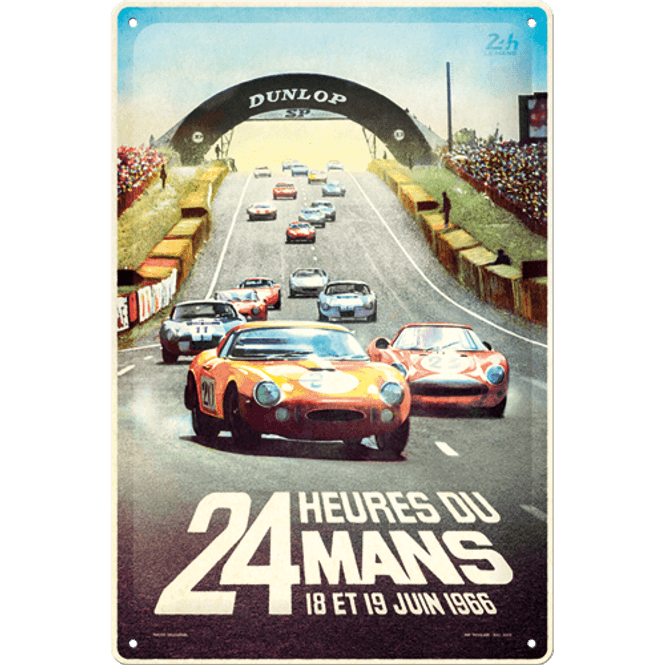 Hovedbilde 24h Le Mans - Racing Poster 1966
